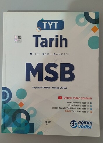 Eğitim Vadisi Tyt Tarih Multi Soru Bankası 