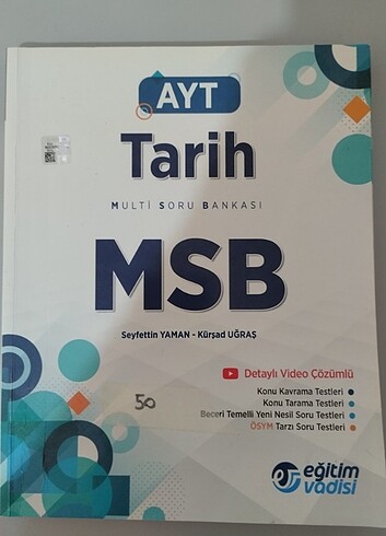  Eğitim Vadisi Ayt Tarih Multi Soru Bankası 