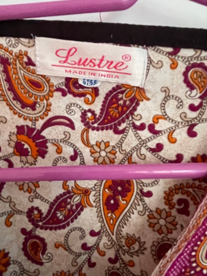 Bordo V Yaka Salaş Uzun Kadın Elbise - Görsel 4