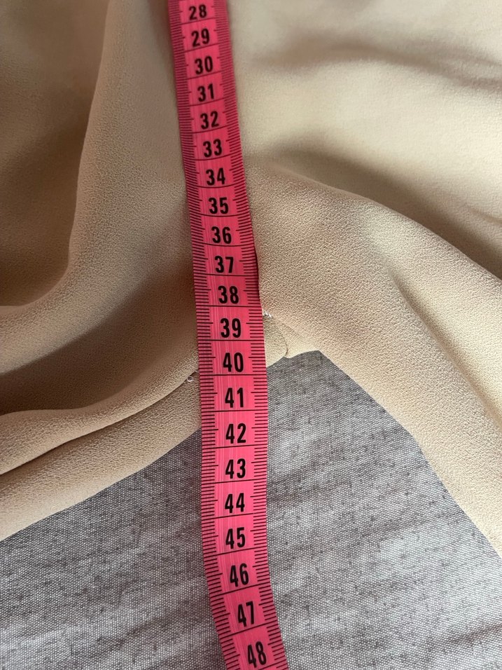 Bej Kadın Keten Midi Pantolon - Görsel 3