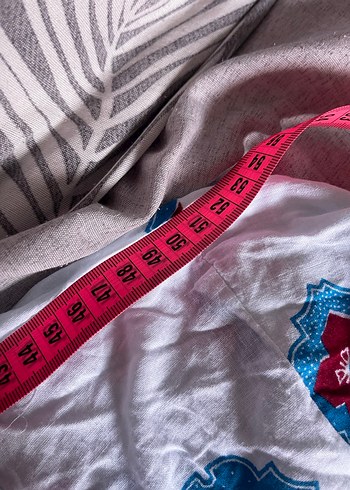 Uzun Krem Renkli Desenli Hamile Geceliği - Görsel 6