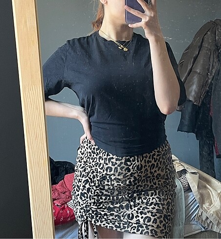 LEOPAR DESENLİ ETEK -TRENDYOLMİLLA