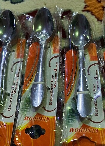 Beden Çatal, Kaşık, Tatlı kaşığı, Çay Kaşığı