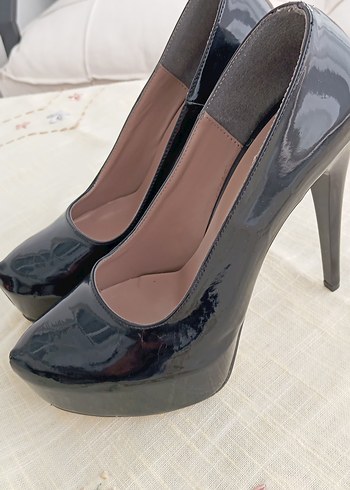 Rugan platform ince topuklu ayakkabı - Görsel 5