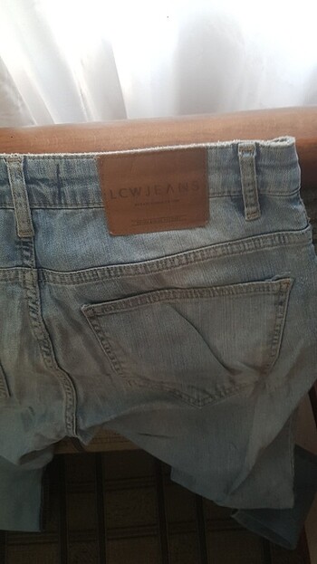 32 Beden mavi Renk Kot pantalon