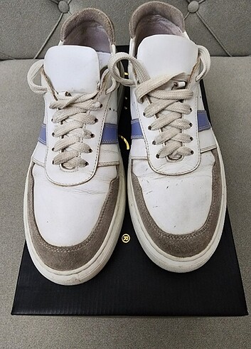 38 Beden beyaz Renk Neslihan Canpolat hakiki deri sneaker