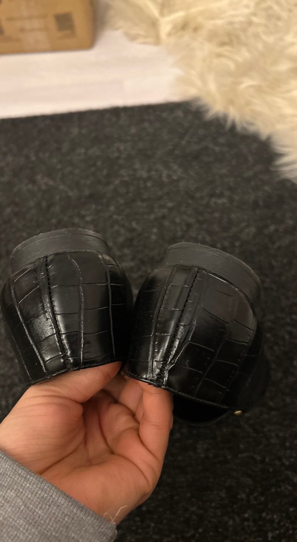 Siyah Deri Klasik Tokalı Loafer - Görsel 4