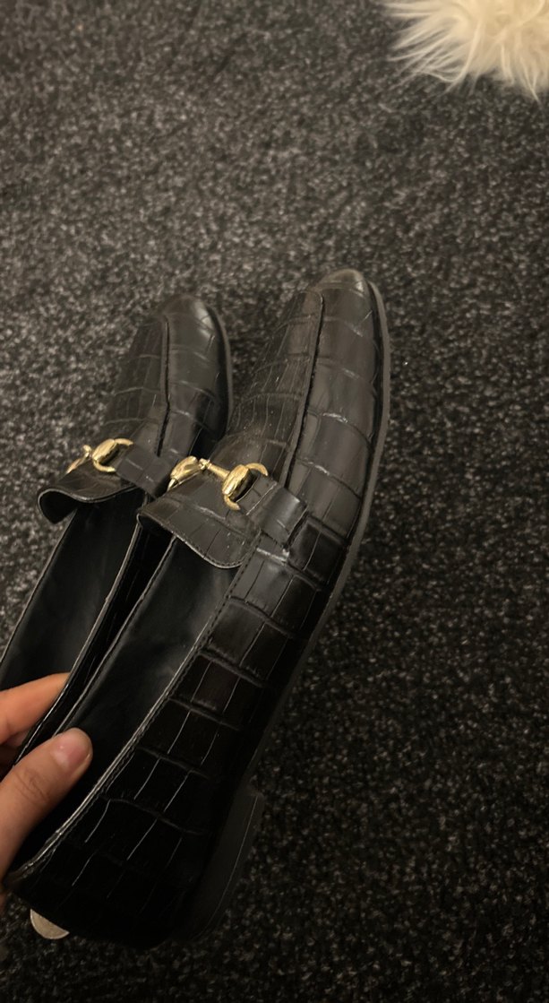 Siyah Deri Klasik Tokalı Loafer - Görsel 3