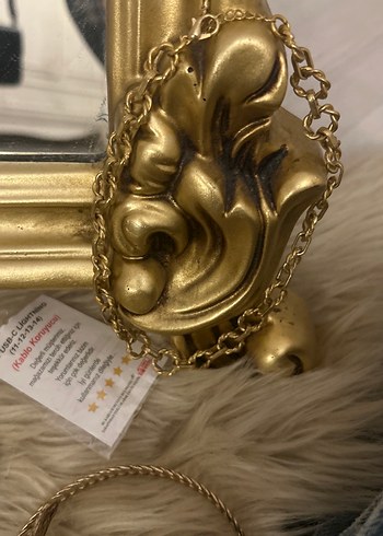 Altın Renkli Makyaj ve Aksesuar Seti - Görsel 11