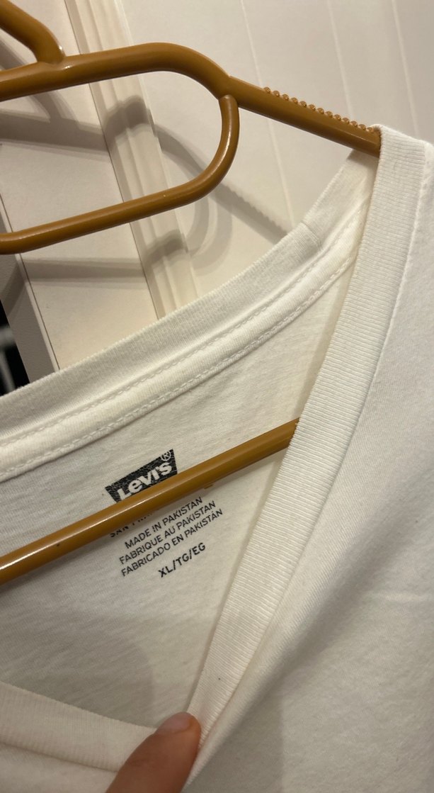 Beyaz Oversize Kadın Tişört - Görsel 3