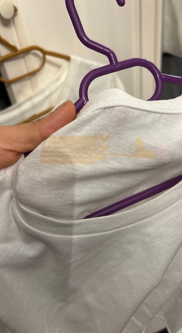 Beyaz Oversize Kadın Tişört - Görsel 5