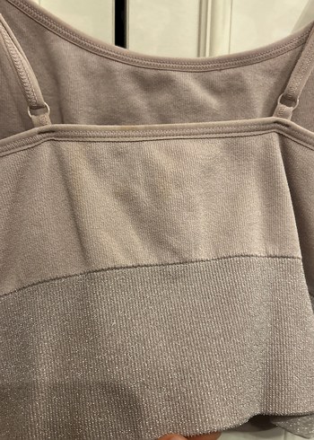 Bej Kadın Spor Crop Top - Görsel 4