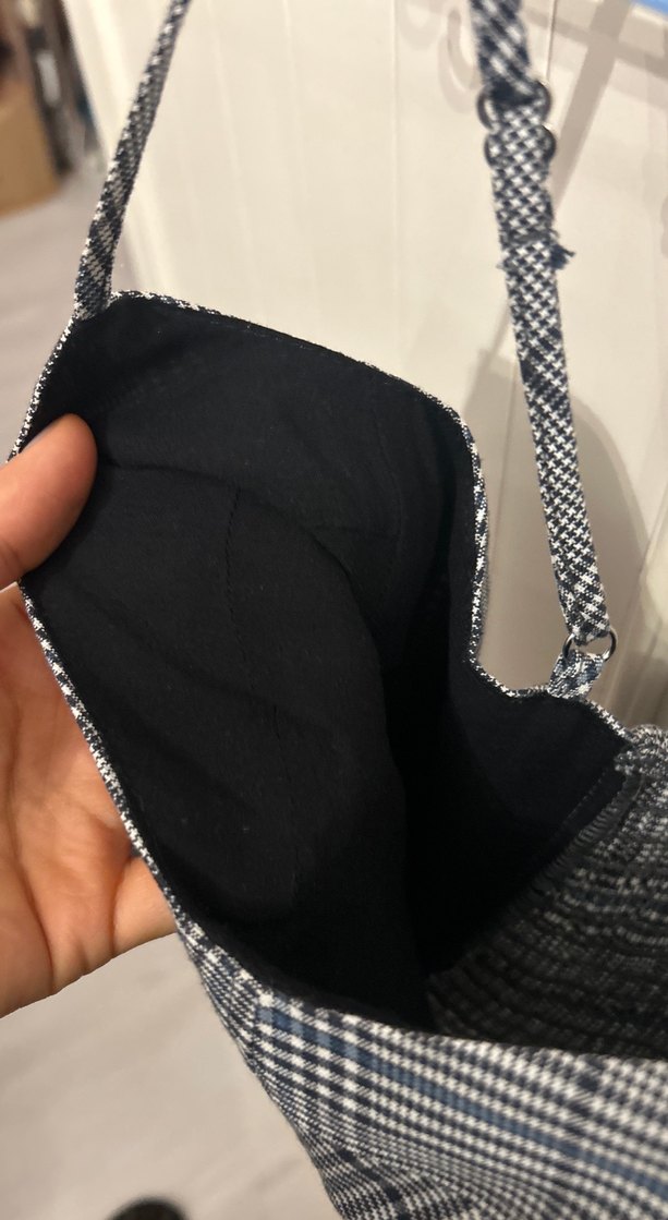 Kadın Gri Kareli Strappy Mini Büstiyer - Görsel 4