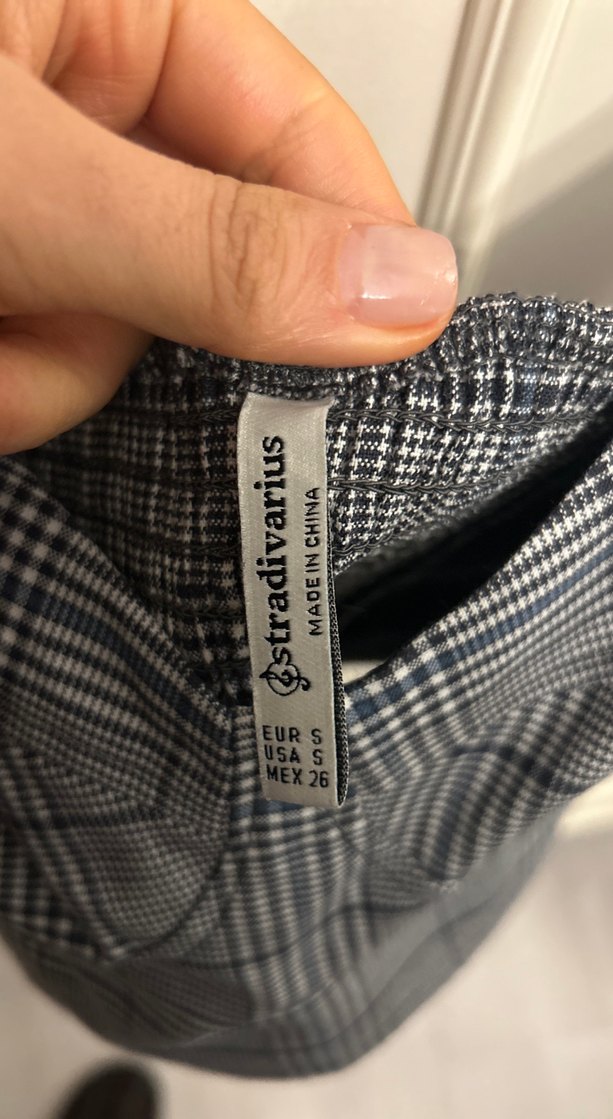 Kadın Gri Kareli Strappy Mini Büstiyer - Görsel 3