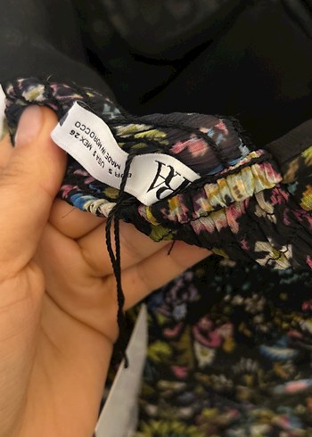 Çok Renkli Straplez Midi Elbise - Görsel 4