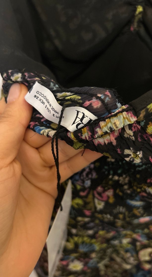 Çok Renkli Straplez Midi Elbise - Görsel 4