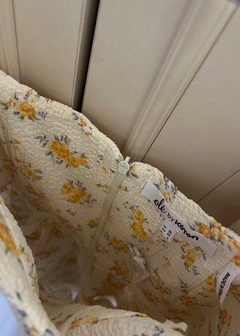 Sarı Midi Kadın Elbise - Görsel 6