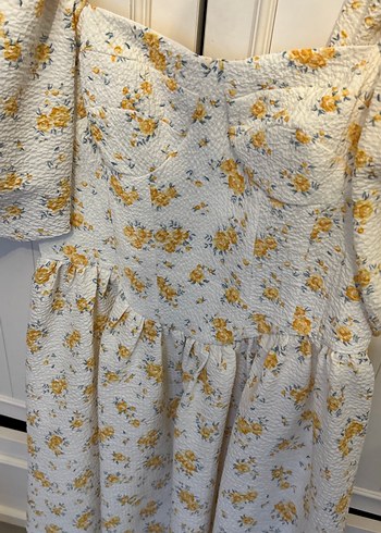 Sarı Midi Kadın Elbise - Görsel 5