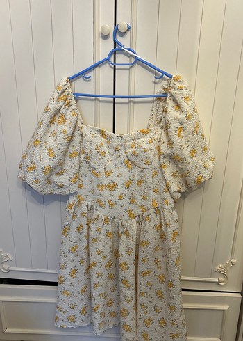 Sarı Midi Kadın Elbise - Görsel 2