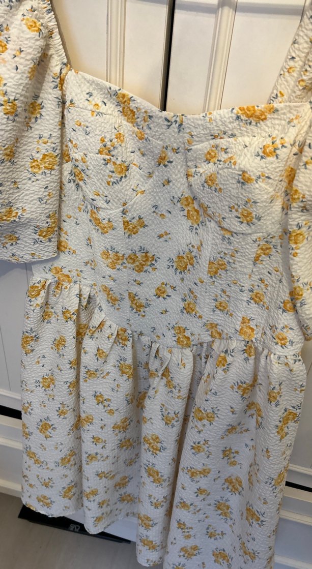 Sarı Midi Kadın Elbise - Görsel 5