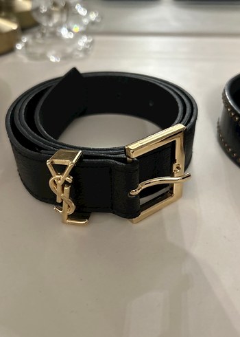 Kadın Deri Kemerler Gold Tokalı - Görsel 3