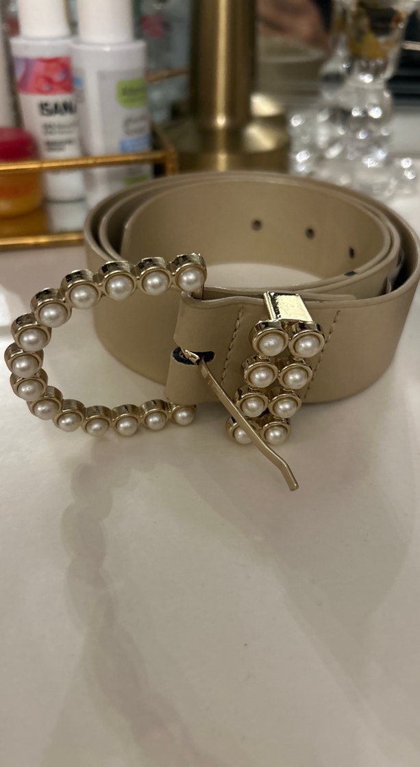 Kadın Deri Kemerler Gold Tokalı - Görsel 2