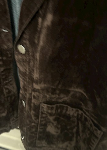 Siyah Süet Kadın Denim Ceket etek takım - Görsel 6