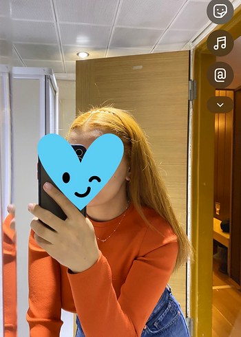 Renkli Uzun Kollu Boğazlı Triko - Görsel 2