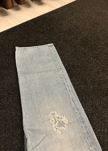 Düğmeli Kadın Denim Midi Kot Pantolon - Görsel 4