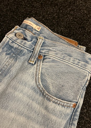 Düğmeli Kadın Denim Midi Kot Pantolon - Görsel 3