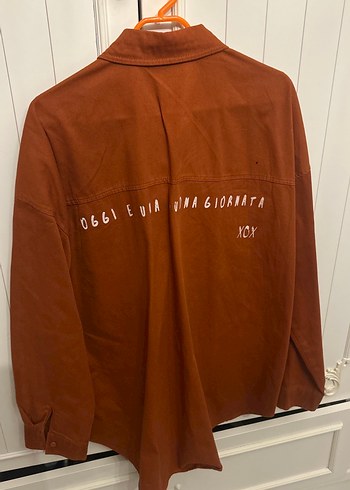 Düğmeli Kadın Kahverengi Süet Gömlek - Görsel 4