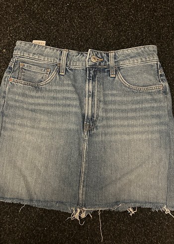 Siyah Kemerli Dar Mini Kot Etek - Görsel 6