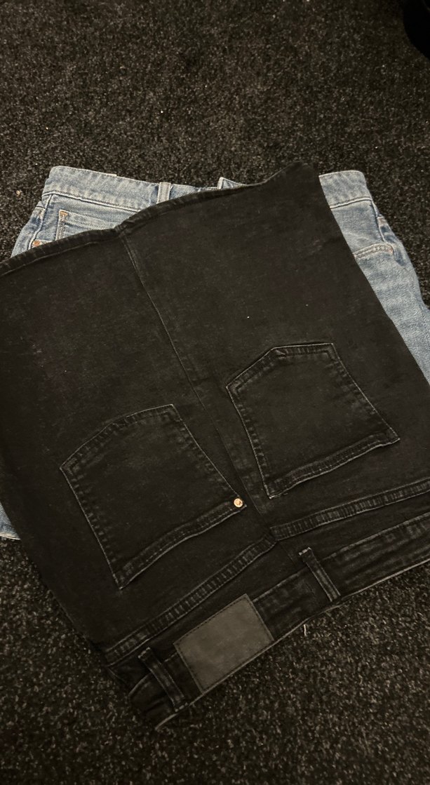 Siyah Kemerli Dar Mini Kot Etek - Görsel 5