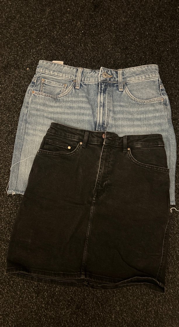 Siyah Kemerli Dar Mini Kot Etek - Görsel 3