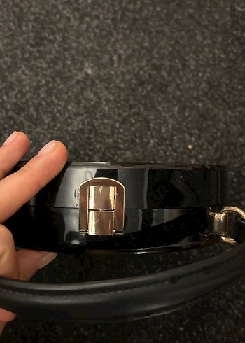 Kadın Çok Renkli Deri Tokalı Çanta - Görsel 8