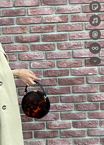 Kadın Çok Renkli Deri Tokalı Çanta - Görsel 15