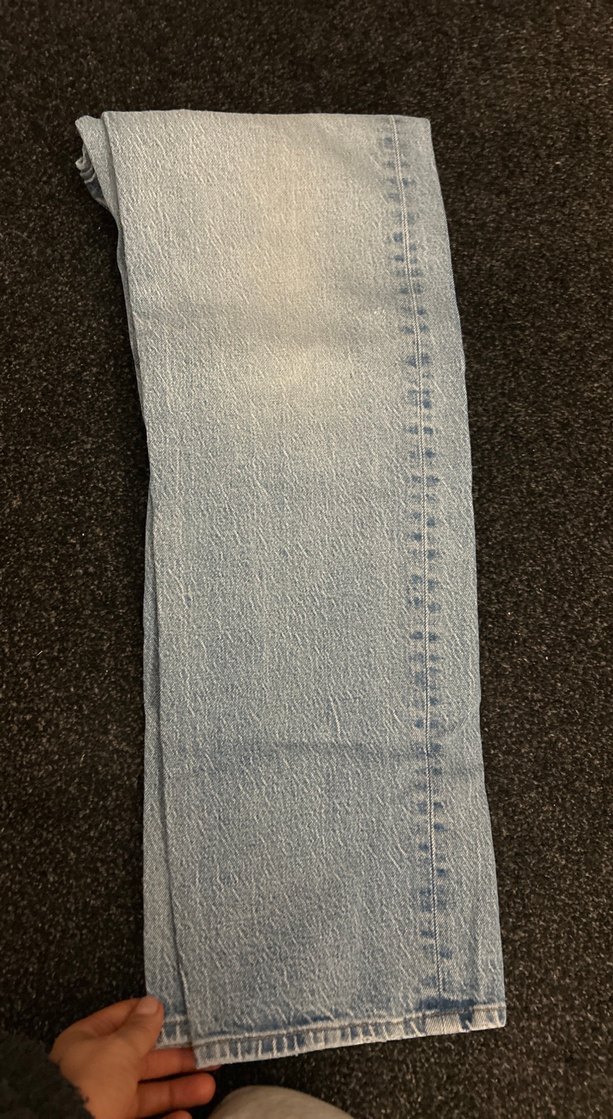 Midi Boy Düğmeli Kadın Kot Pantolon - Görsel 3