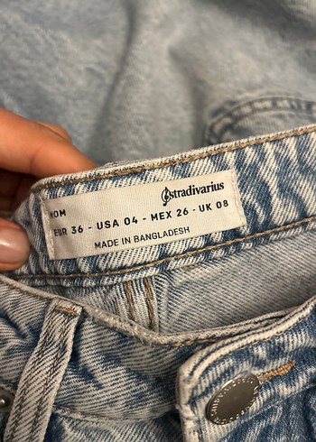 Mavi Kadın Denim Pantolon Midi Boy - Görsel 7