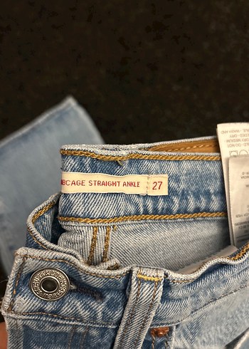 Mavi Midi Boy Kadın Denim Jean - Görsel 3