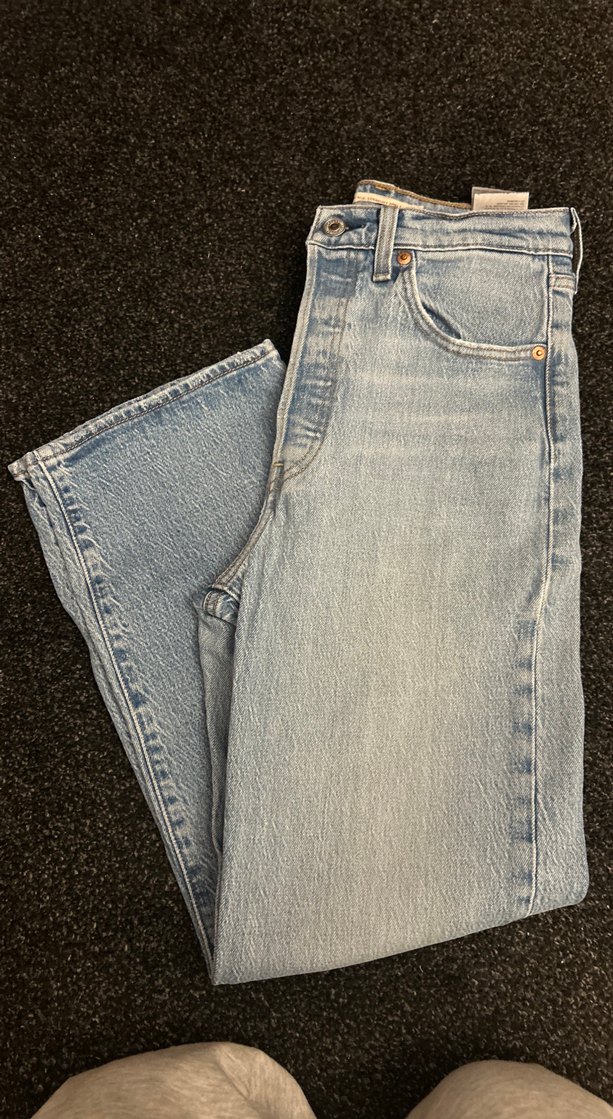 Mavi Midi Boy Kadın Denim Jean - Görsel 2