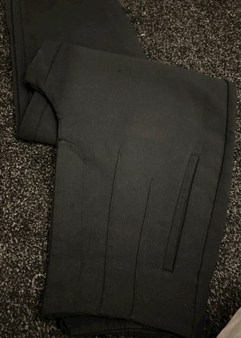 Siyah Kadın Ofis Kumaş Pantolon - Görsel 4