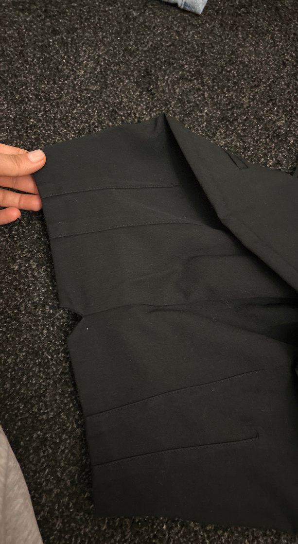 Siyah Kadın Ofis Kumaş Pantolon - Görsel 5