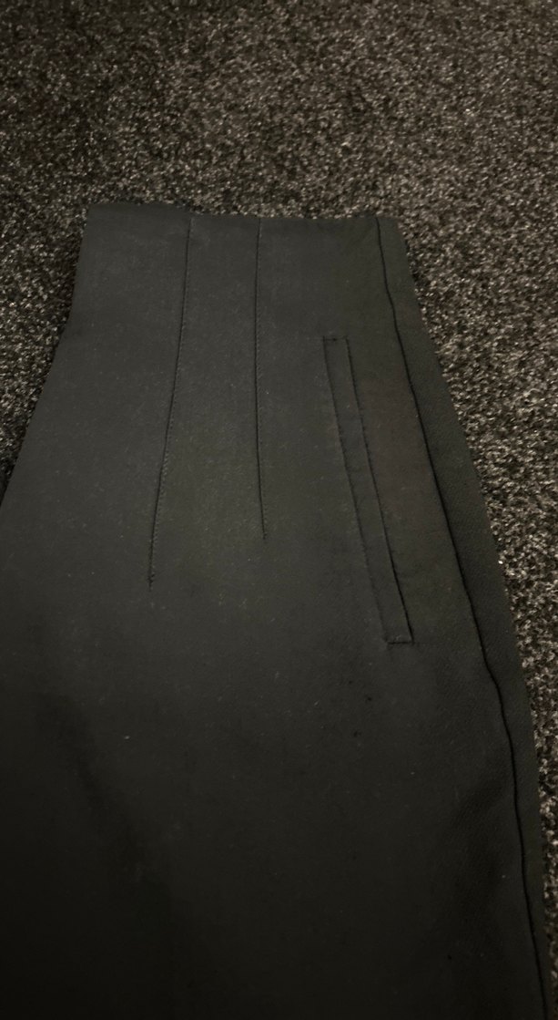 Siyah Kadın Ofis Kumaş Pantolon - Görsel 3