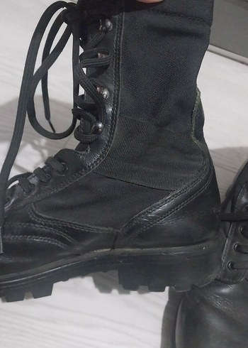 Siyah Bağcıklı Erkek Kauçuk Bot - Görsel 6