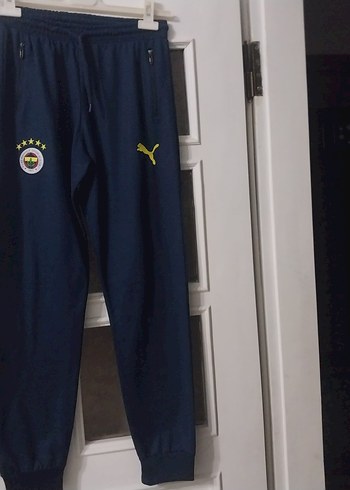 Nakışlı Fermuarlı Mavi unisex Eşofman Altı - Görsel 3