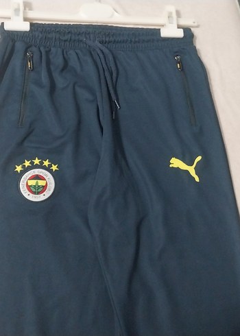 Nakışlı Fermuarlı Mavi unisex Eşofman Altı - Görsel 5