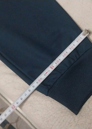 Nakışlı Fermuarlı Mavi unisex Eşofman Altı - Görsel 10