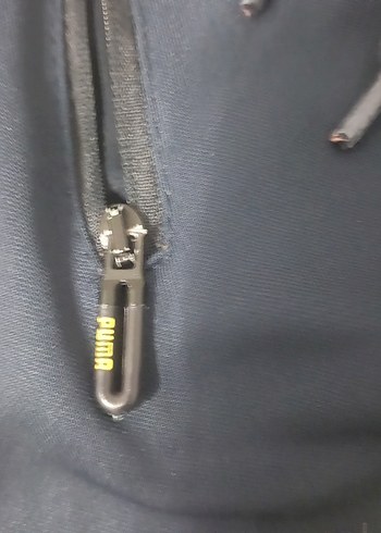 Nakışlı Fermuarlı Mavi unisex Eşofman Altı - Görsel 6