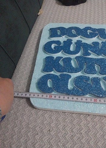 Parlak Mavi Doğum Günü Temalı Mouse Pad - Görsel 3