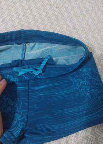 5 Yaş Beden mavi Renk NABAIJI Erkek Çocuk Mavi Desenli Mayo